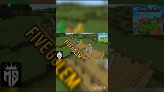 Five different golem in minecraft #shorts #gaming #minecraft