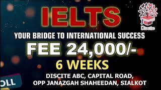 IELTS at Discite abc    #ielts #pte#test# British council #aeo#best IELTS center in Sialkot