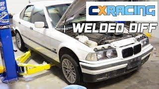 CX Racing Coilovers BMW E36 Install + Welding Diff! DRIFT MODS!