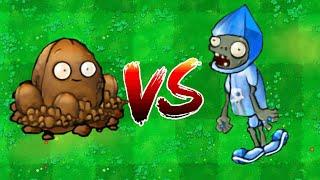 New Zombie!  Which plant can defeat the Diamond Zombie?  PVZ Hybrid Challenge