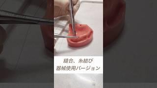 #歯医者 #糸 #結紮 #shorts #インプラント