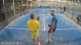 Padel United 27/1-21 F Lorentzon, T Nord VS: T Jansson, W Grabow