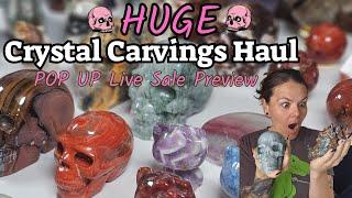 HUGE Crystal Haul Unboxing So Many Carvings!! Wholesaler Edition  LETS GO!!