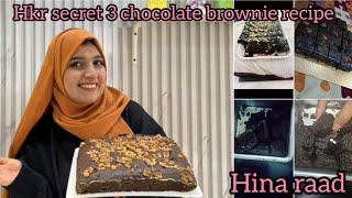 creamycreationbyhkr secret triple chocolate brownie recipe pre-recorded class recipe