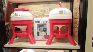 Best NEW Chicken Feeder and Waterer - High Capacity Little Giant Feeders and Waterers