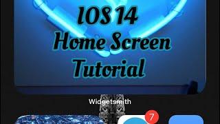 IOS 14 HOMESCREEN TUTORIAL| QUICK AND EASY COLORFUL AESTHETIC