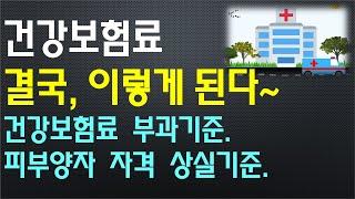 2025년 건강보험료, 결국 이렇게 된다~ (건강보험료 부과기준, 피부양자 자격 상실기준), 2024년 건강보험 주요 변경사항(총괄).