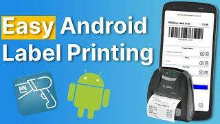 How To Print Labels from an Android Smartphone - Label Print from POSGuys. FREE Android App