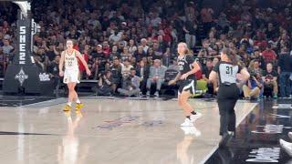 KATE MARTIN DEFENDS CAITLIN CLARK IN FIRST GAME AS ROOKIE; FEVER VS ACES GAME HIGHLIGHTS