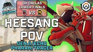 [HeeSang POV] Crazy Raccoon vs SSG - Lower Finals - DH Dallas OWCS