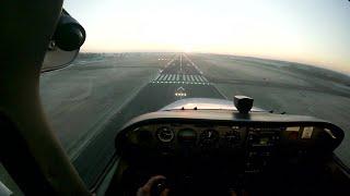 Sunset Landing at Lelystad Airport | Cessna 172-R Skyhawk