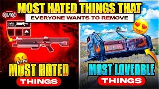 HATED THINGS THAT EVERYONE WANTS TO REMOVE || TROGUN III CHIP | FREE FIRE 