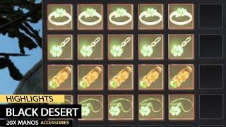 Black Desert Online - Enchanting 20x Manos Accessories - BDO