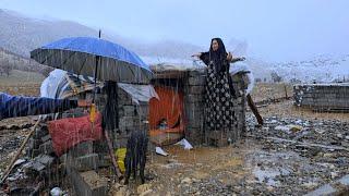 Rain soaked Resilience:A Nomadic Widow's Fight for Survival -Resilience