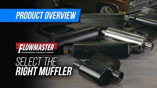 Selecting The Right Flowmaster Muffler For Your Vehicle