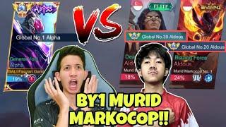 TEGANG!! ALPHA FAUZAN VS 2 MURID MARKOCOP TOP GLOBAL ALDOUS!