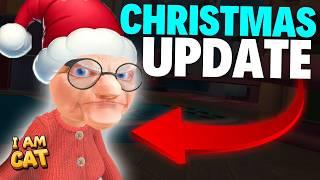 CHRISTMAS COMES TO GRANDMA'S HOUSE! in NEW UPDATE (I Am Cat VR)