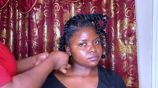 You Can Never Go Wrong With This Slick Down Bantu Knots Hairstyle