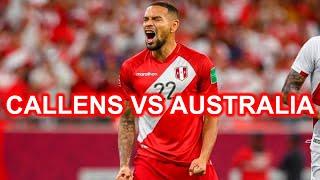 Alexander Callens vs Australia | Perú vs Australia Repechaje Qatar 2022