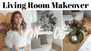 NEW Living Room Makeover Mediterranean Cottage Decorate With Me / Renovation House