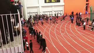 Kid does Naruto Run at track meet