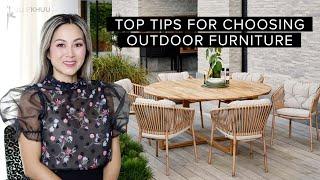 Top Tips for Choosing the BEST OUTDOOR FURNITURE (Designer Wayfair Picks!)