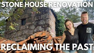 The BIGGEST TRANSFORMATION So Far! PORTUGUESE OLD STONE HOUSE RENOVATION!