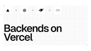 Deploying a backend on Vercel (APIs and Functions)