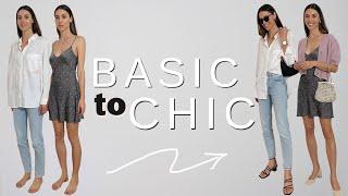 How to make a BASIC OUTFIT look GOOD | Outfit Styling Tips | ORGANIC BASICS