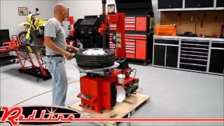 TC950 Tire Changer Demonstration by RedlineStands.com