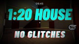 [Former WORLD RECORD] 1:20 House Solo Speedrun (NO GLITCHES) || Roblox Piggy Speedrun