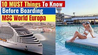 MSC World Europa (Features And Overview)