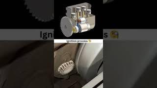 how to starter motor work details || to operat flywheel || #mechanical #car #mechanic #youtubeshorts