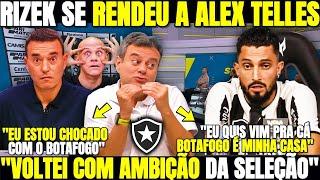 RIZEK E ERIC FARIA RASGAM ELOGIOS A ALEX TELLES NOVO REFORÇO DO BOTAFOGO! NOTICIAS DO BOTAFOGO HOJE