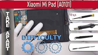 How to disassemble  Xiaomi Mi Pad (A0101) Take apart Tutorial