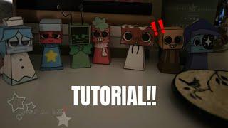 HOW TO MAKE-Dandy’s world Paper doll! (TUTORIAL) 400 SUBS SPECIAL!!