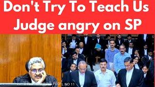 Judge: Don't Try To Teach Us. Accept your Mistake. Judge angry on SP #thelegalnow