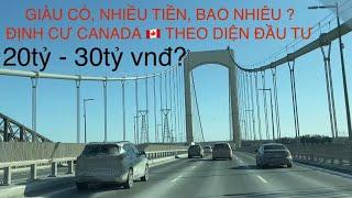 CHI PHÍ ĐIỀU KIỆN ĐỊNH CƯ CANADA  THEO DIỆN ĐẦU TƯ ? Thôn quê Canada 