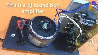 how to repair amplifier speaker output?