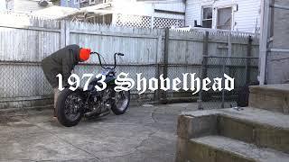 1973 Harley Davidson Shovelhead build