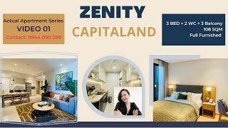 ZENITY - 3BED - 108 SQM Contact: 0944090299 #linhcaohomes #zenity (Actual Aparment Review Series)