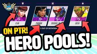 Overwatch Hero Pools LIVE on PTR! - HUGE Workshop NEW MAPS Update!