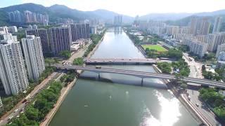 香港 航拍 沙田 城門河 Aerial Photography @ Shing Mun River, Shatin, Hong Kong