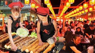 CRAZY Desert Food Feast! China Dunhuang Food Tour of Hexi Corridor【Alin Food Walk】