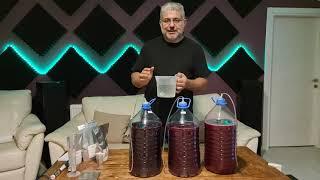 Organik Tarladan Masaya Şarap Yapımı - Farm to Table Wine Making - Pms, Sorbat, Bentonite, Jelatin