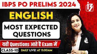 IBPS PO 2024 | IBPS PO English | IBPS PO Most Expected Questions | by Rupam Ma'am #10