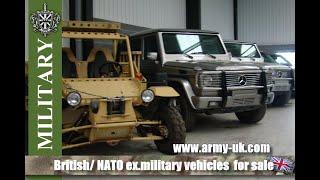 British/ NATO ex.military vehicles and equipment for sale