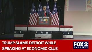 Trump says country will end up like Detroit if Harris is elected