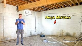 Restoring A $7,000 Mansion: We Made A Mistake Building The Basement