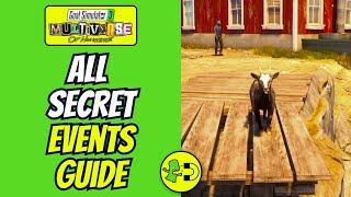 All Secret Events Goat Simulator 3: Multiverse of Nonsense Event Guide